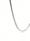 Silver Bold Snake Chain