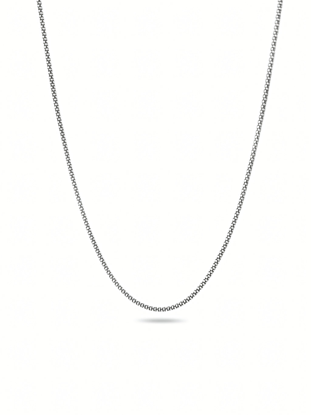 Silver Textured Chain