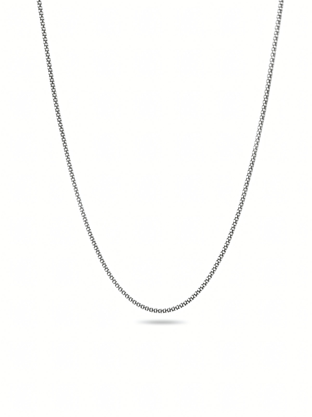 Silver Textured Chain