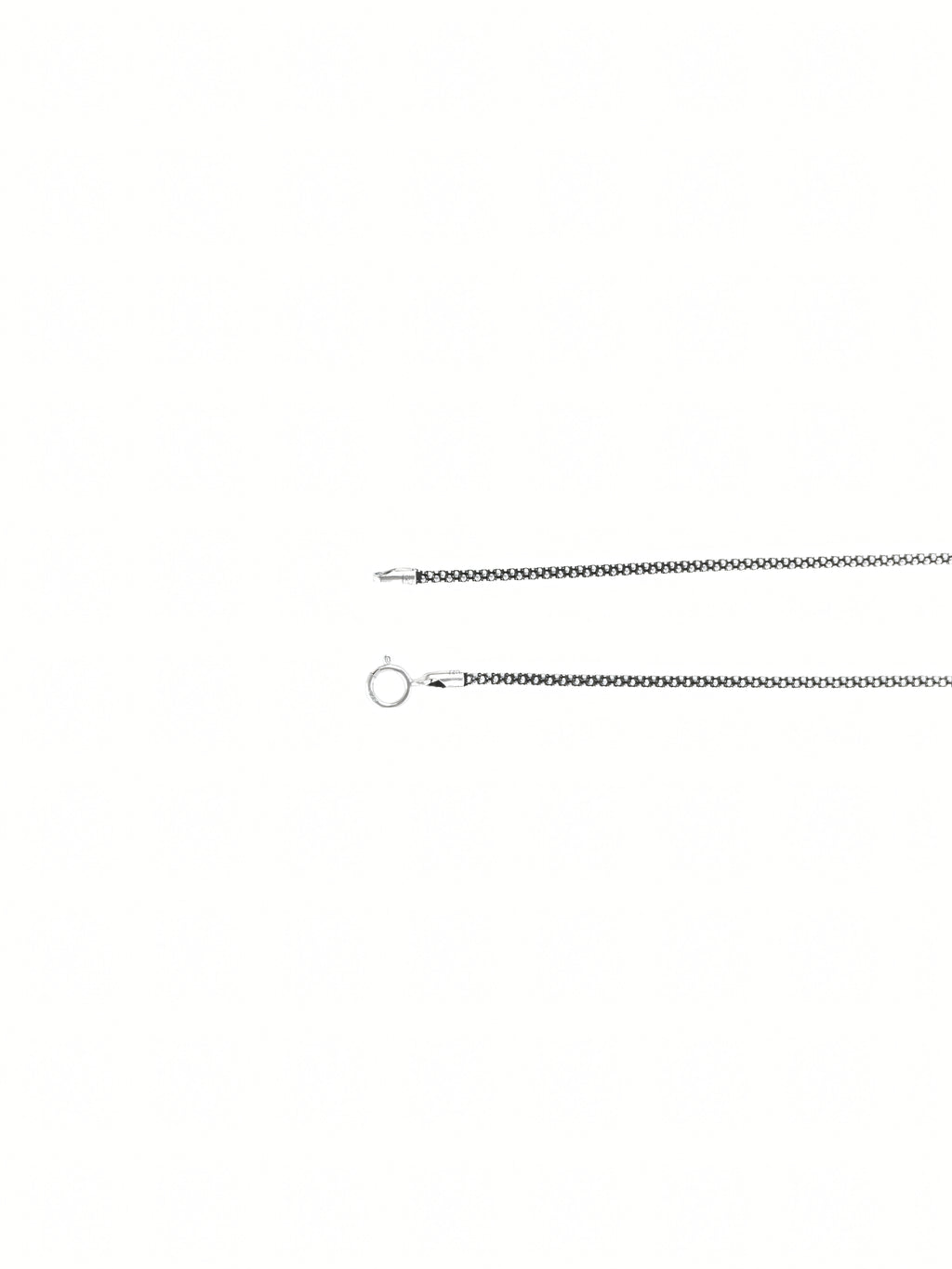 Silver Textured Chain