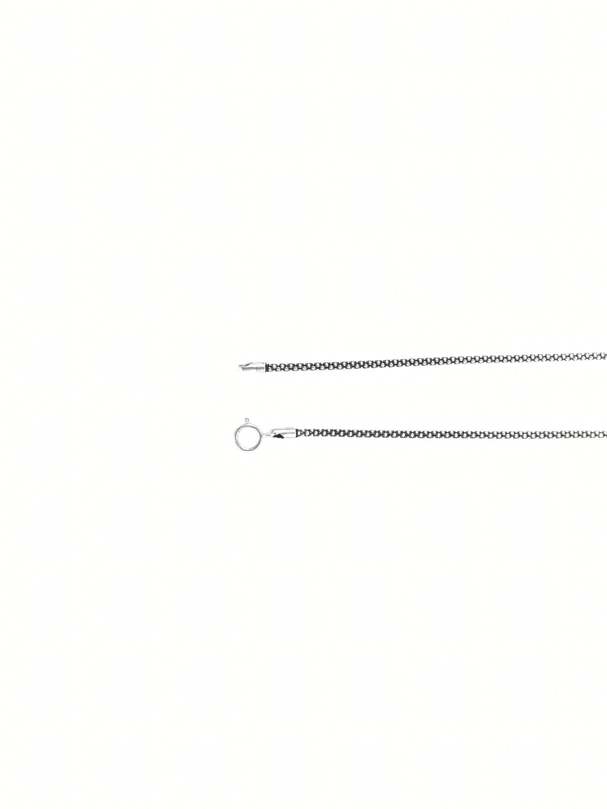 Silver Textured Chain