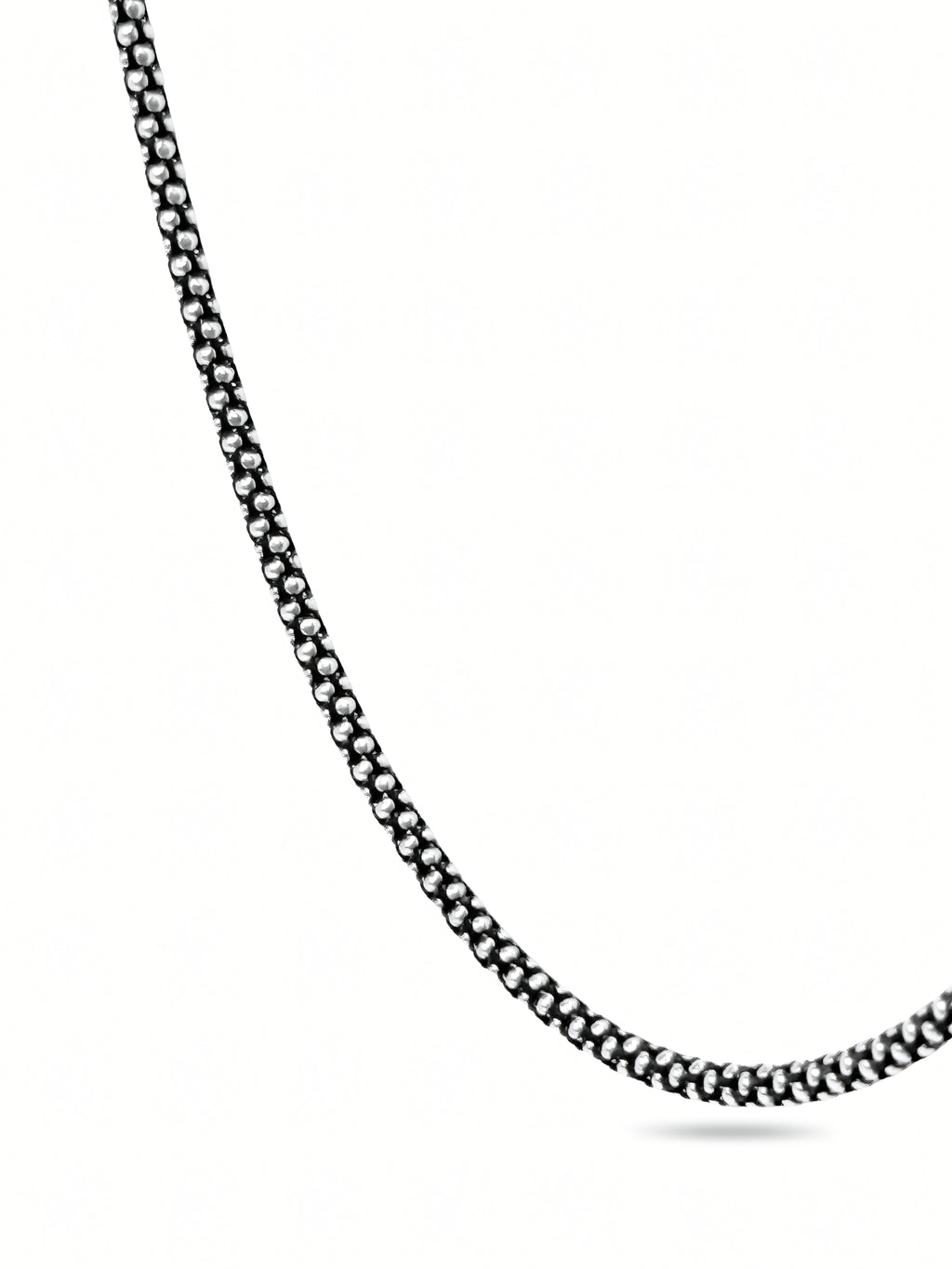 Silver Textured Chain