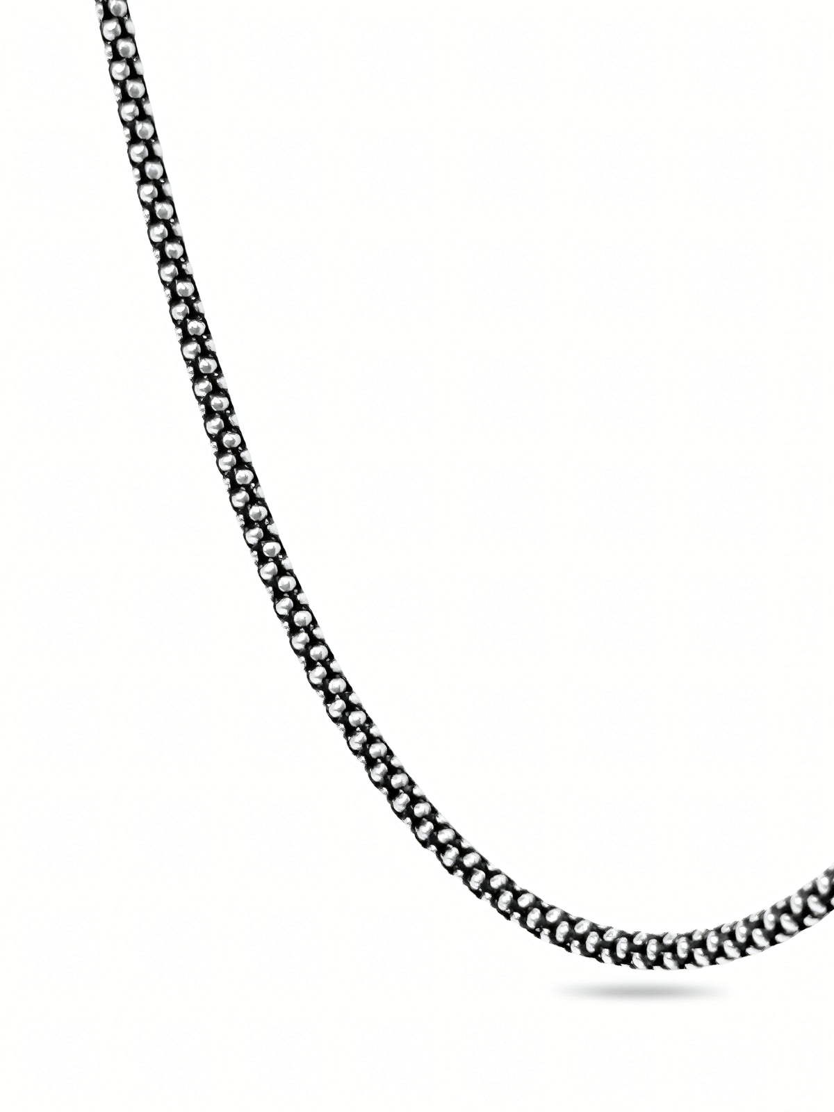 Silver Textured Chain