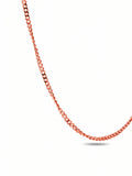 Silver Rose Gold Plated Link Chain
