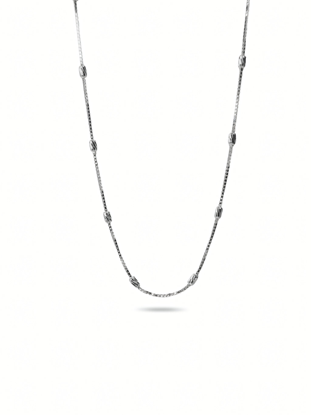 Silver Beaded Chain