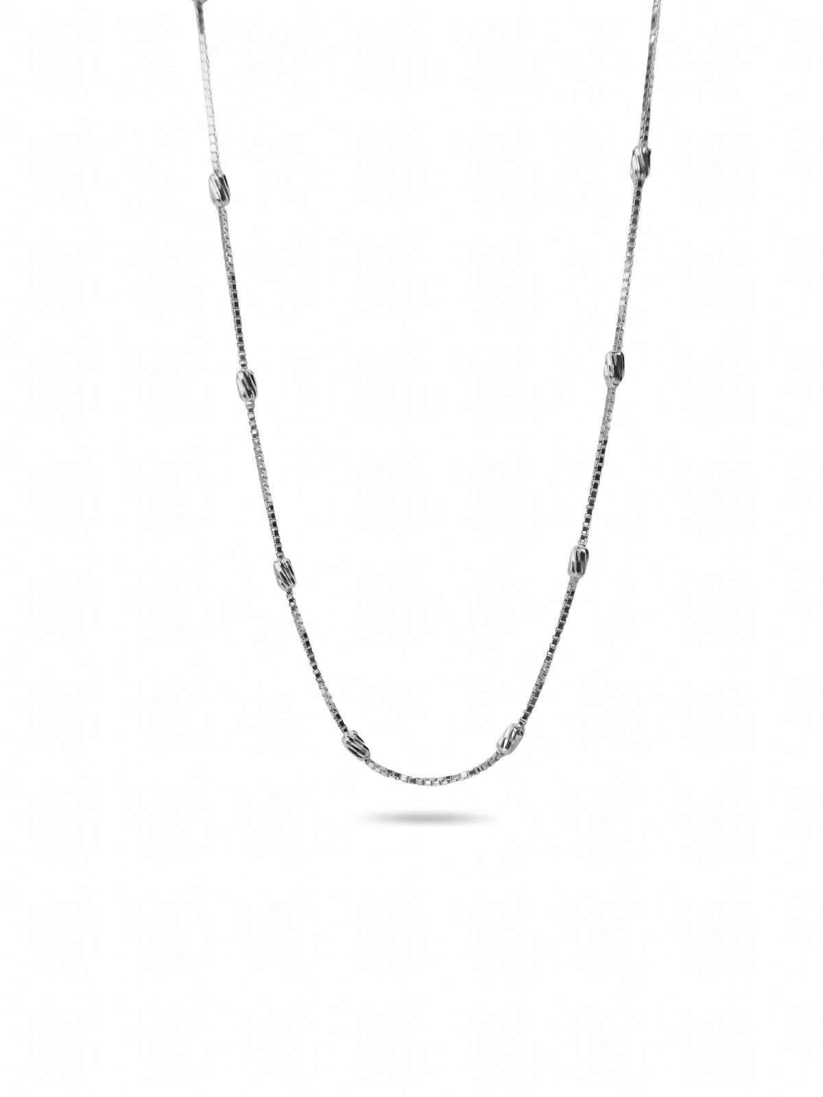 Silver Beaded Chain