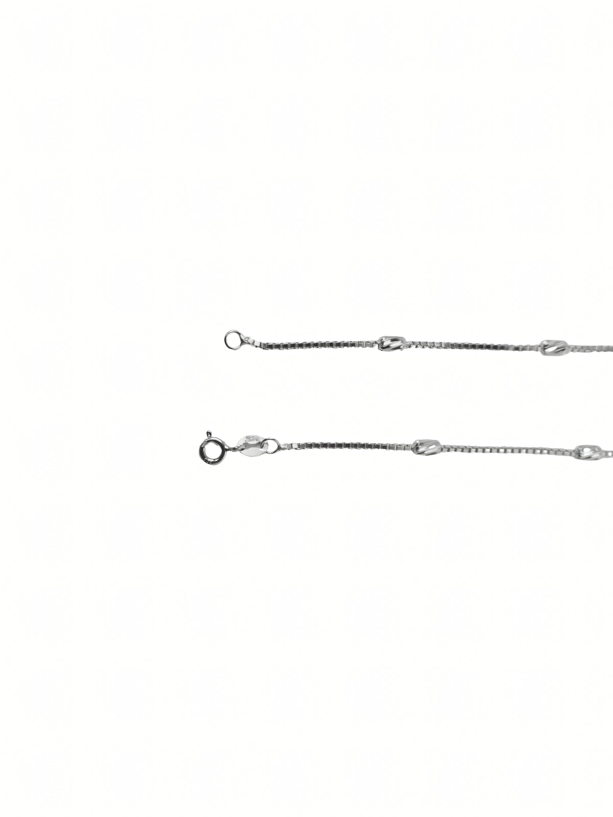 Silver Beaded Chain
