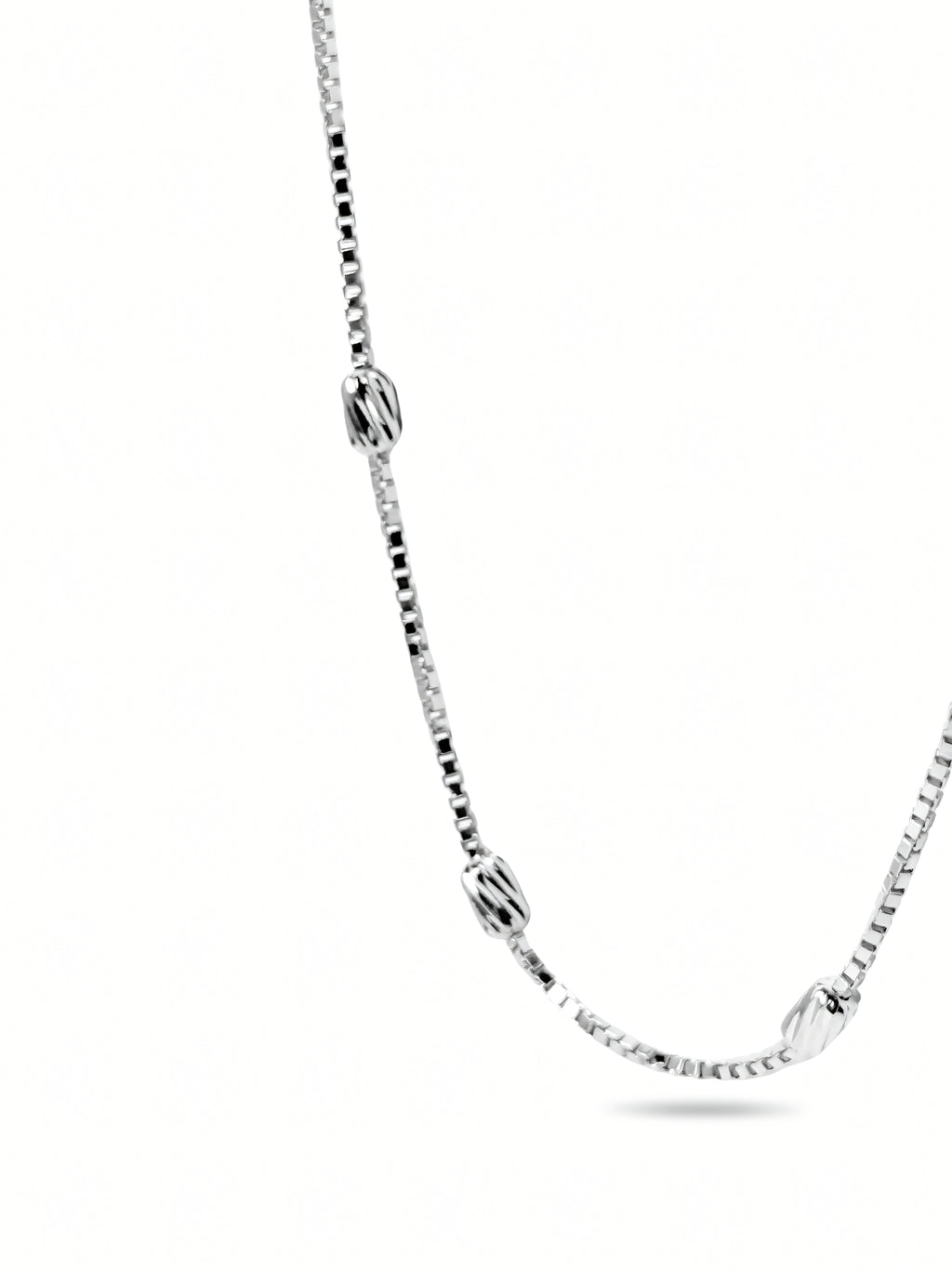 Silver Beaded Chain