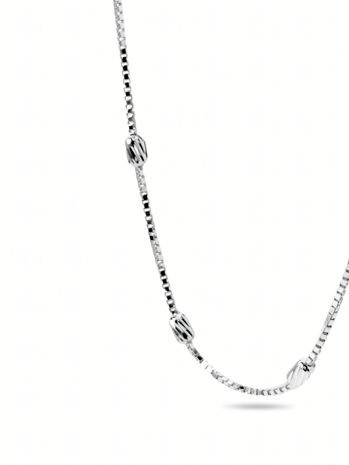 Silver Beaded Chain