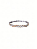 Silver Two-Tone Link Bracelet