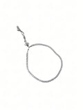 Silver Single Row CZ Tennis Bracelet
