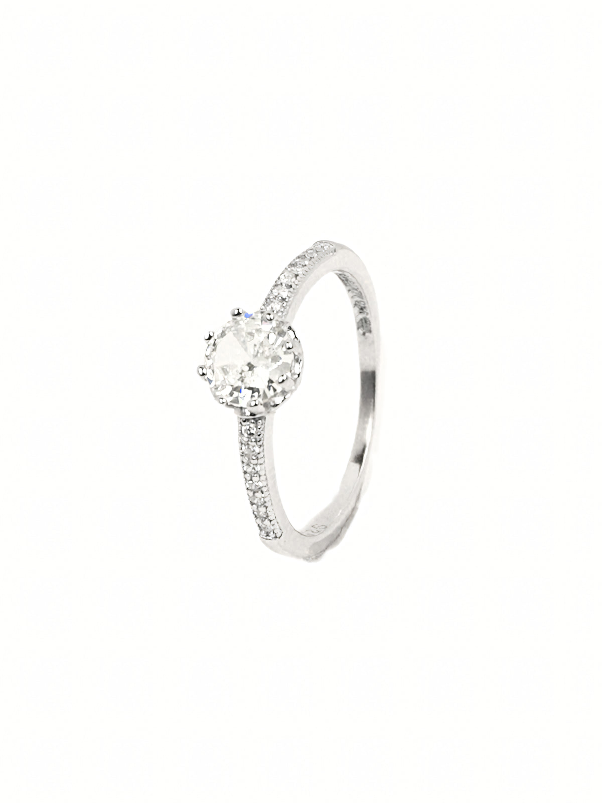 Riya Pavé Solitaire Ring