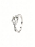 Saanvi Pavé Solitaire Ring
