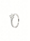 Zara Pavé Solitaire Ring