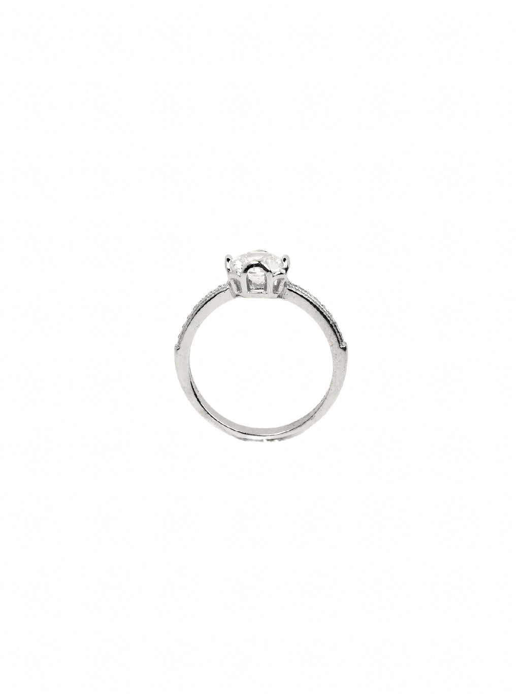 Ahana Pavé Solitaire Ring