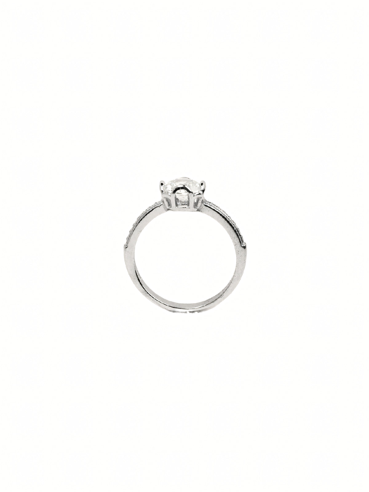 Ahana Pavé Solitaire Ring