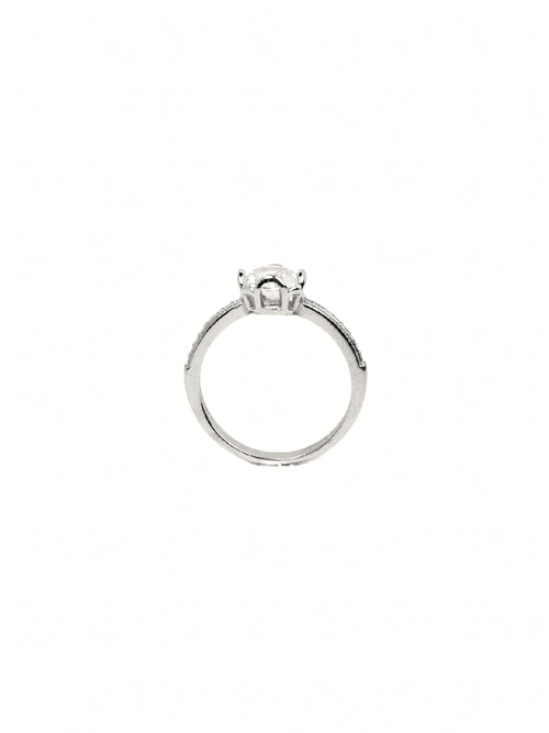 Ahana Pavé Solitaire Ring