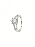 Anahita Pavé Solitaire Ring