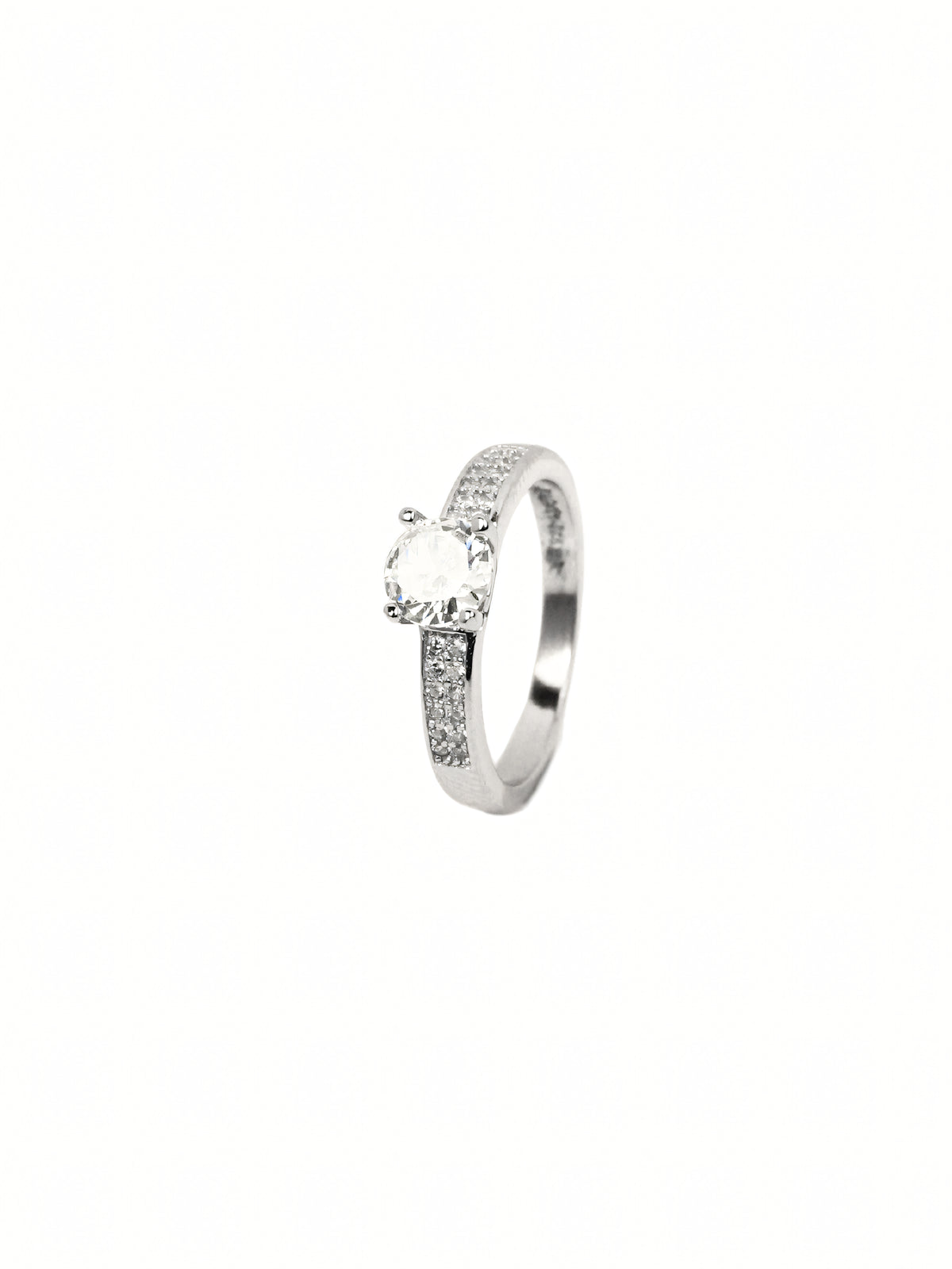 Ananya Pavé Solitaire Ring