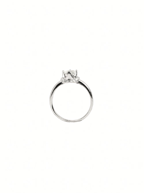 Aradhya Pavé Solitaire Ring