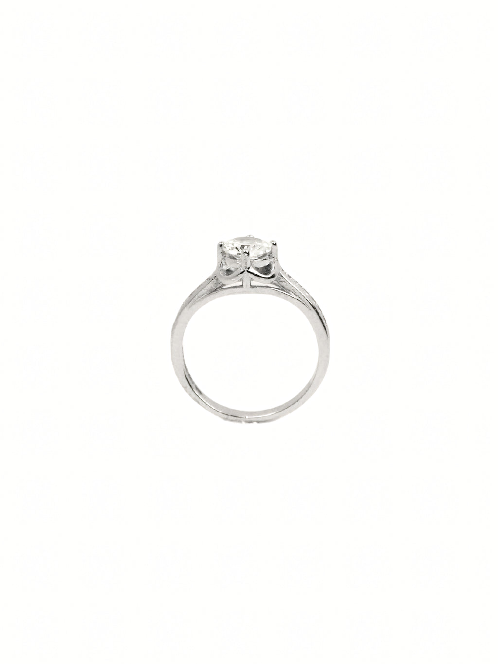 Arya Pavé Solitaire Ring
