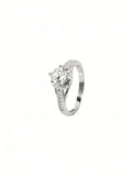 Arya Pavé Solitaire Ring