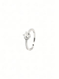Ashna Pavé Solitaire Ring