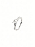 Devika Pavé Solitaire Ring