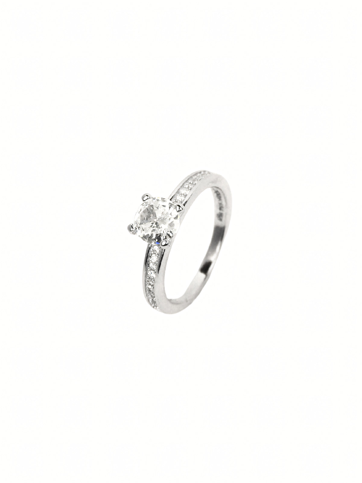 Devika Pavé Solitaire Ring