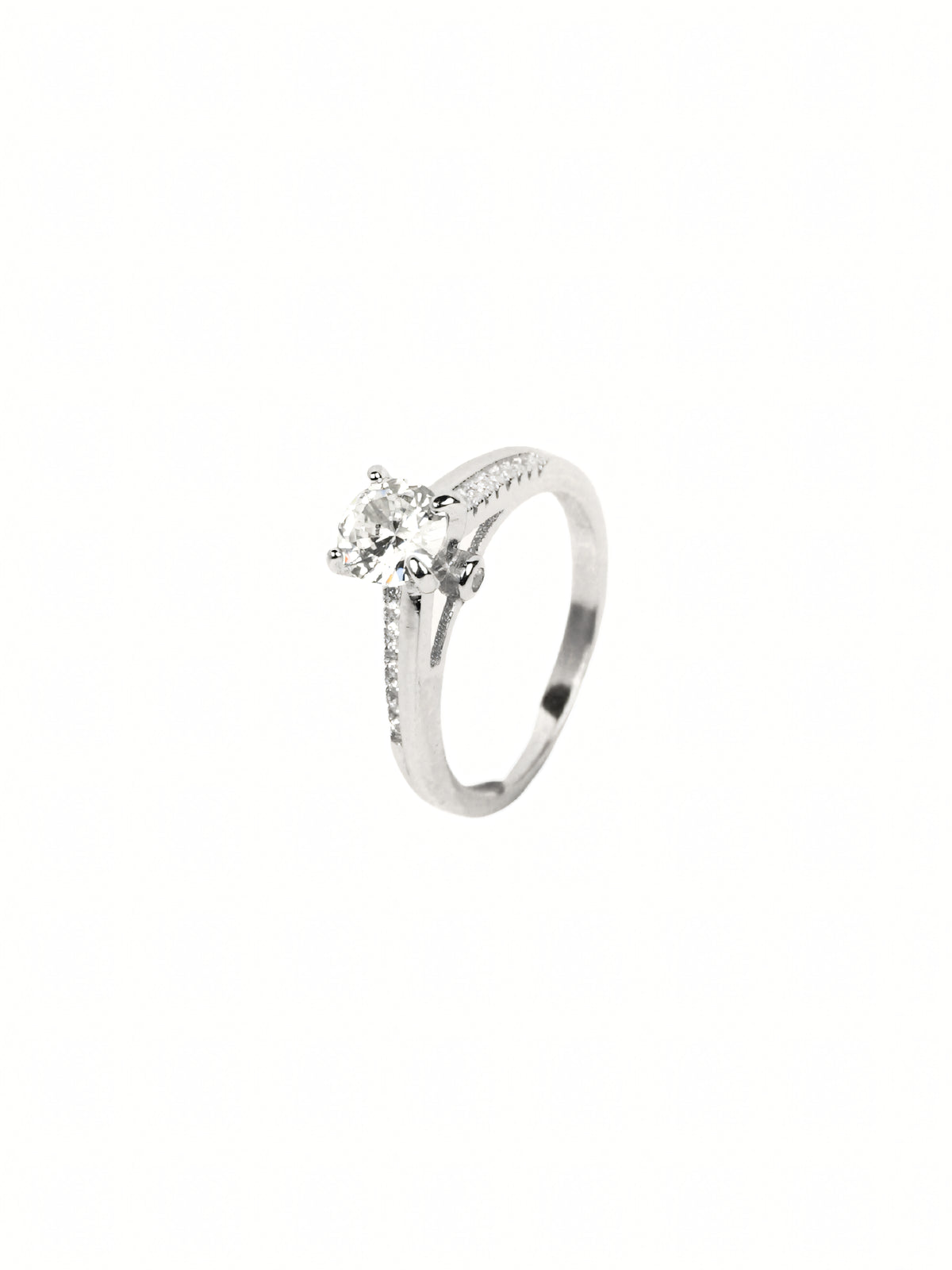 Ekta Pavé Solitaire Ring
