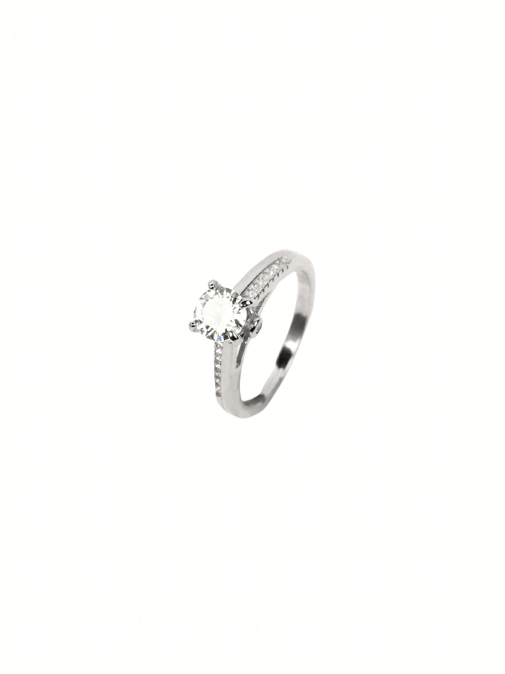 Ekta Pavé Solitaire Ring