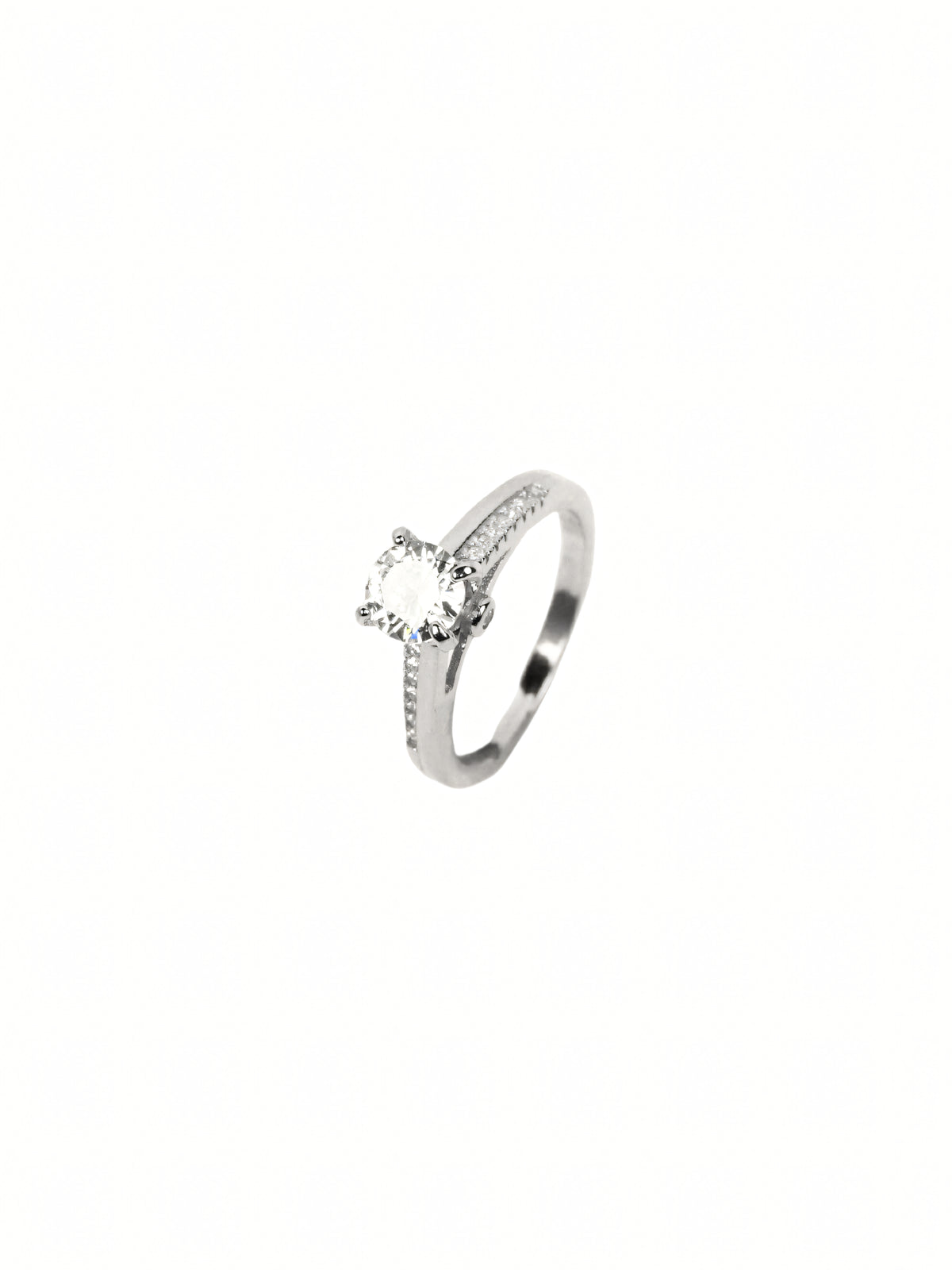 Ekta Pavé Solitaire Ring
