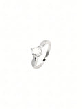 Hansa Pavé Solitaire Ring