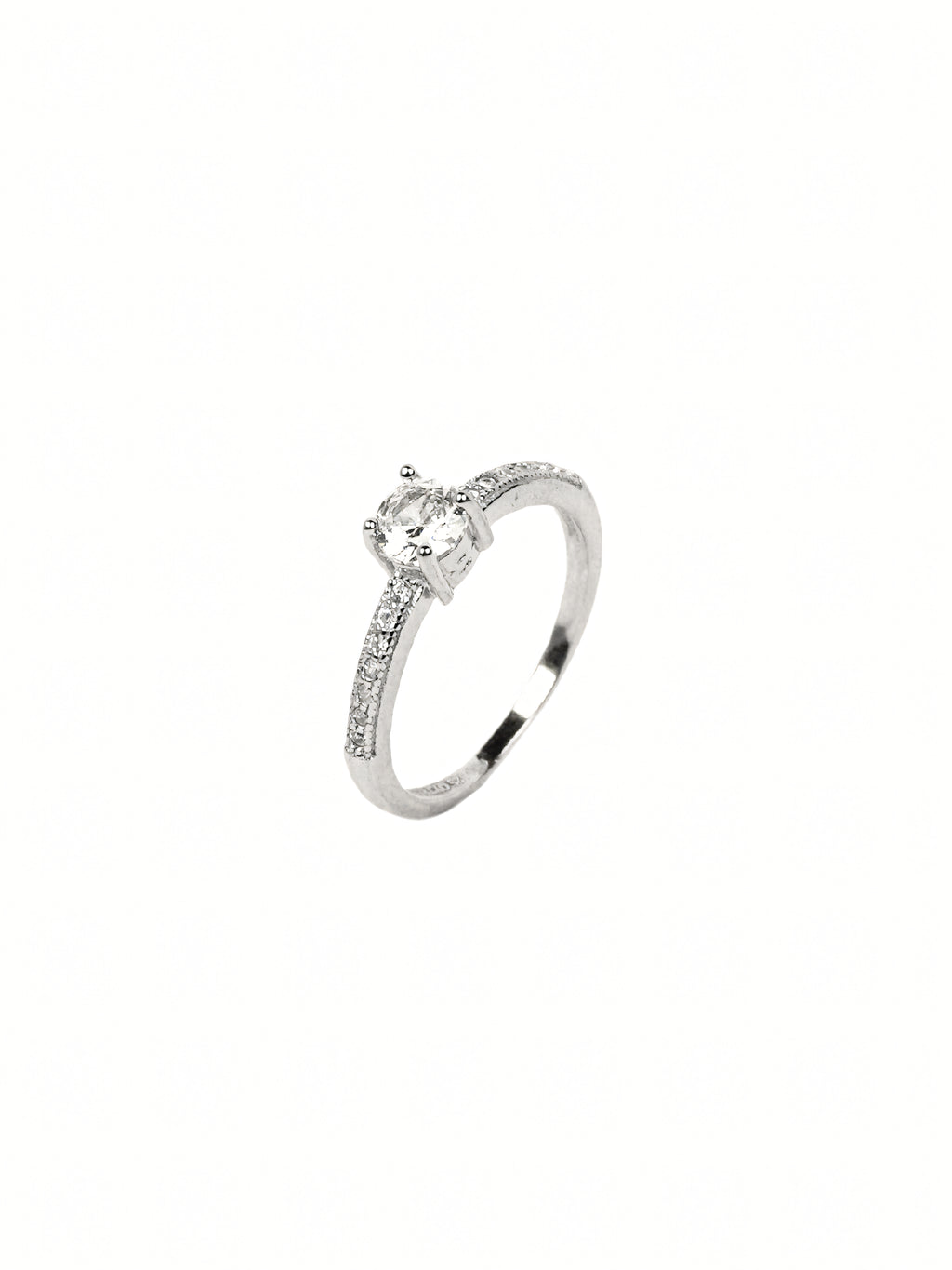 Harini Pavé Solitaire Ring