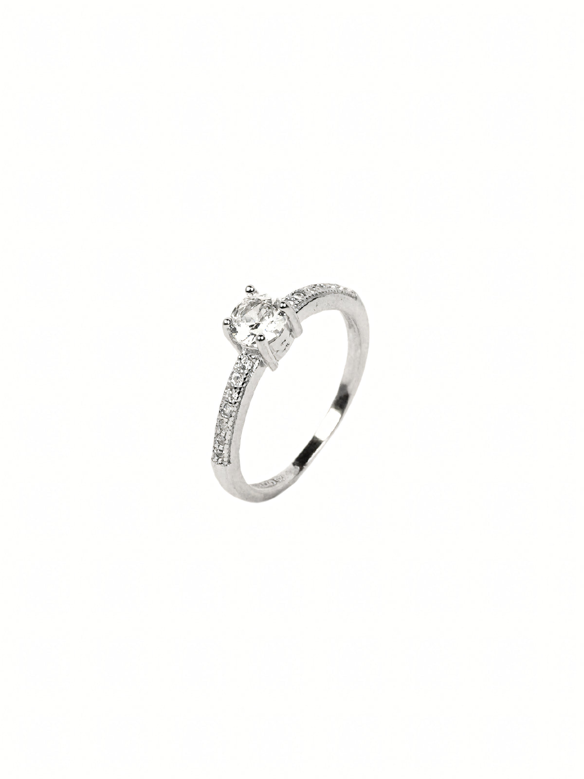 Harini Pavé Solitaire Ring