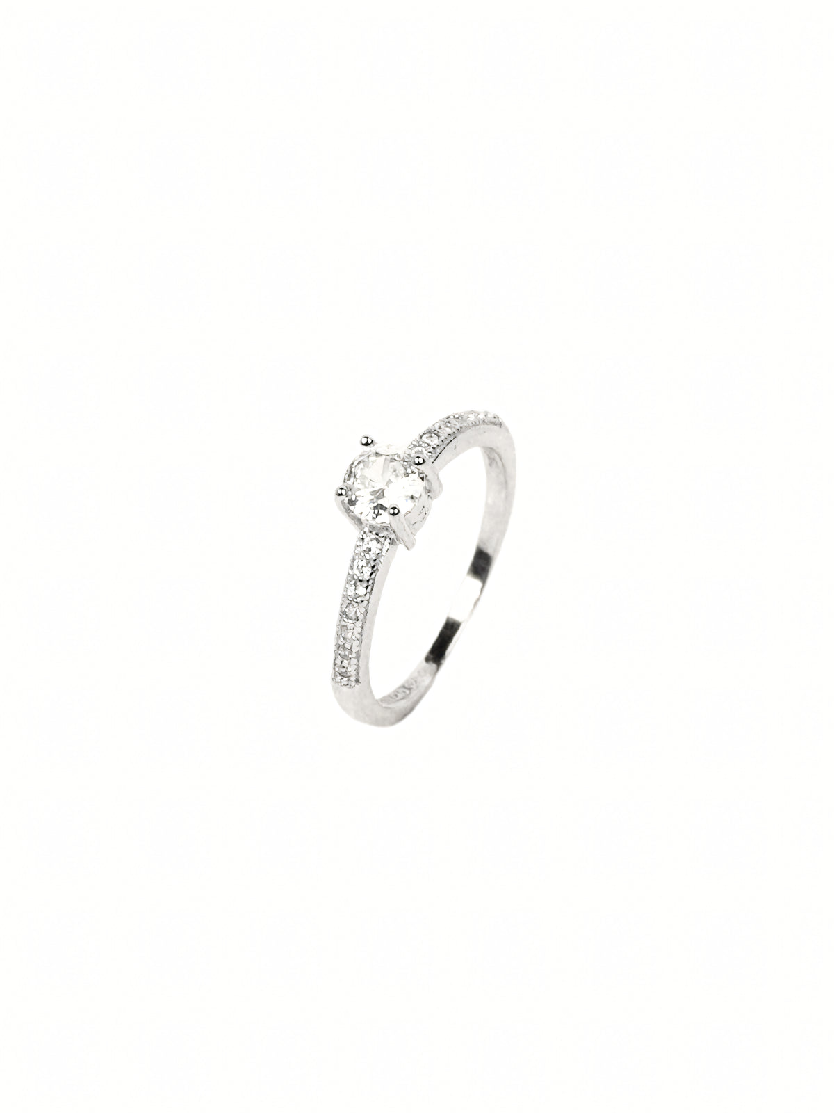 Harini Pavé Solitaire Ring