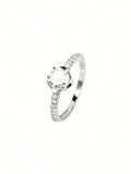 Hiya Pavé Solitaire Ring