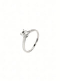 Khushi Pavé Solitaire Ring