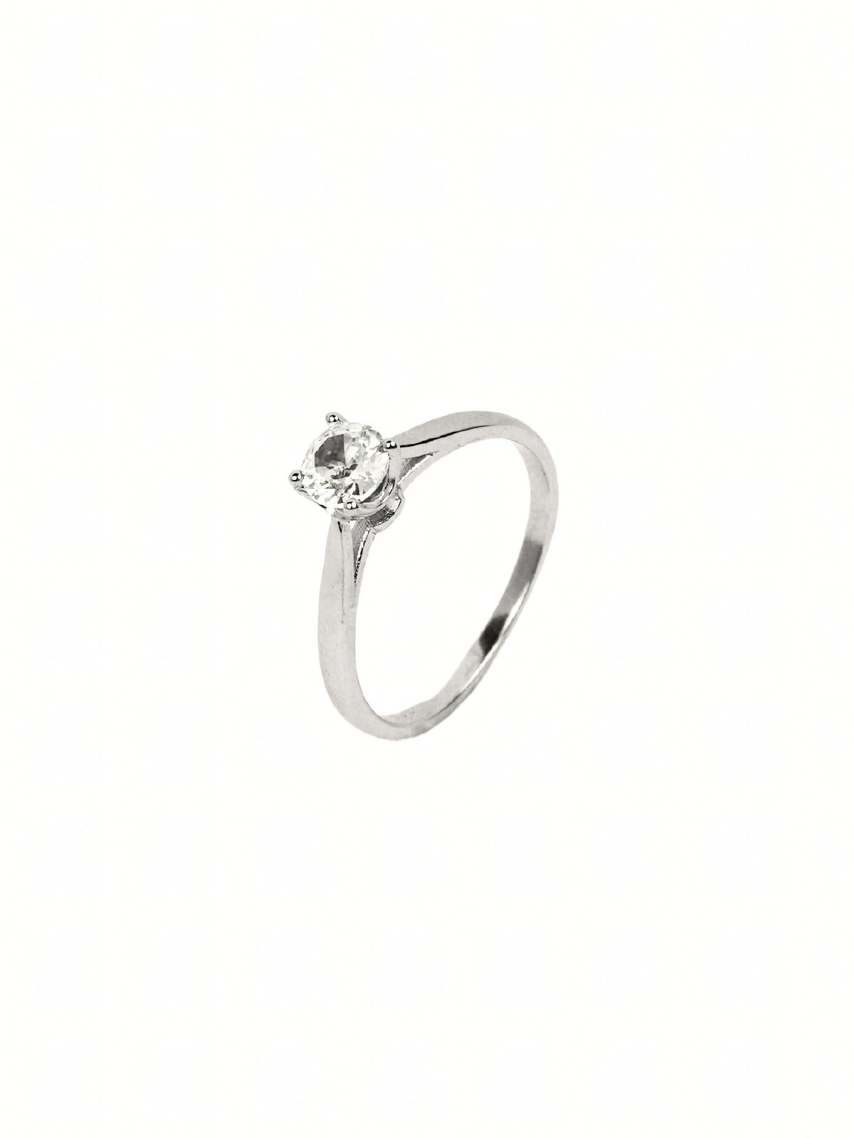 Khushi Pavé Solitaire Ring