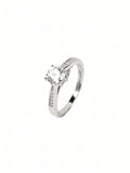 Kriti Pavé Solitaire Ring