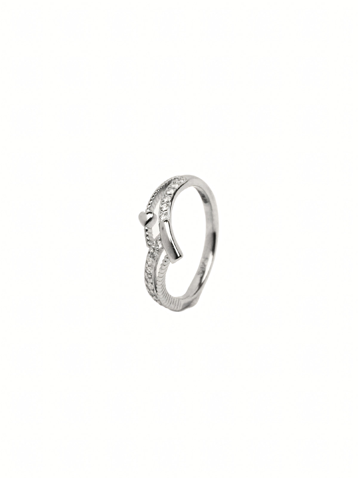 Malini Curved Pavé Ring