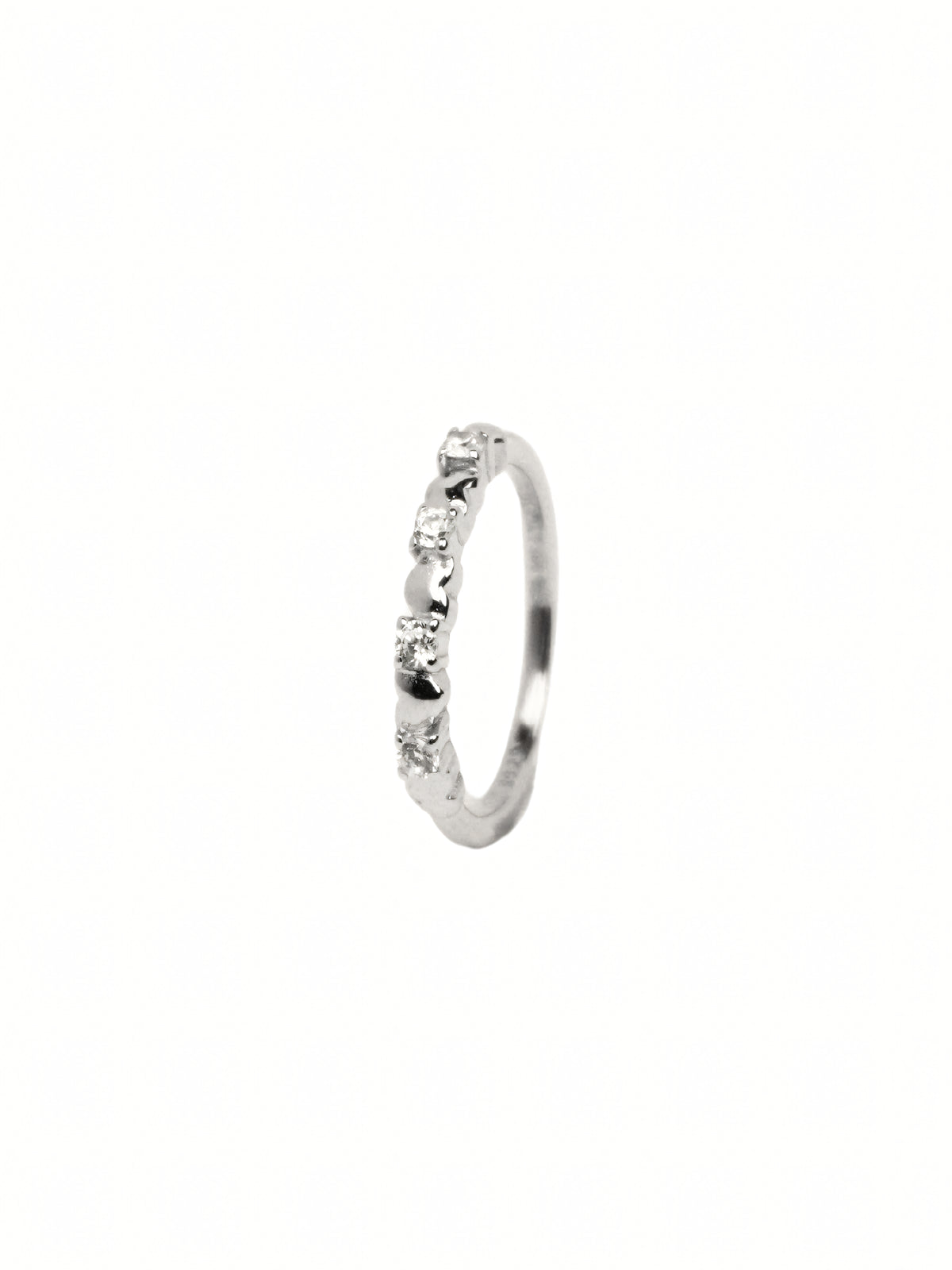 Manya Curved Pavé Ring