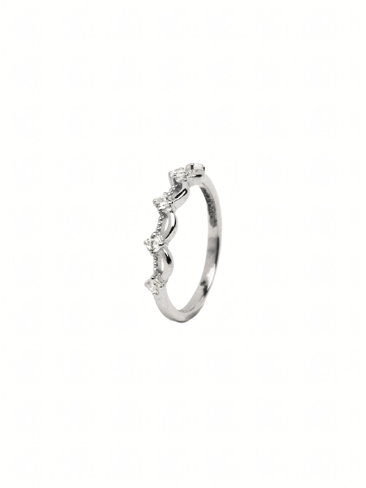 Mehr Scalloped Pavé Ring