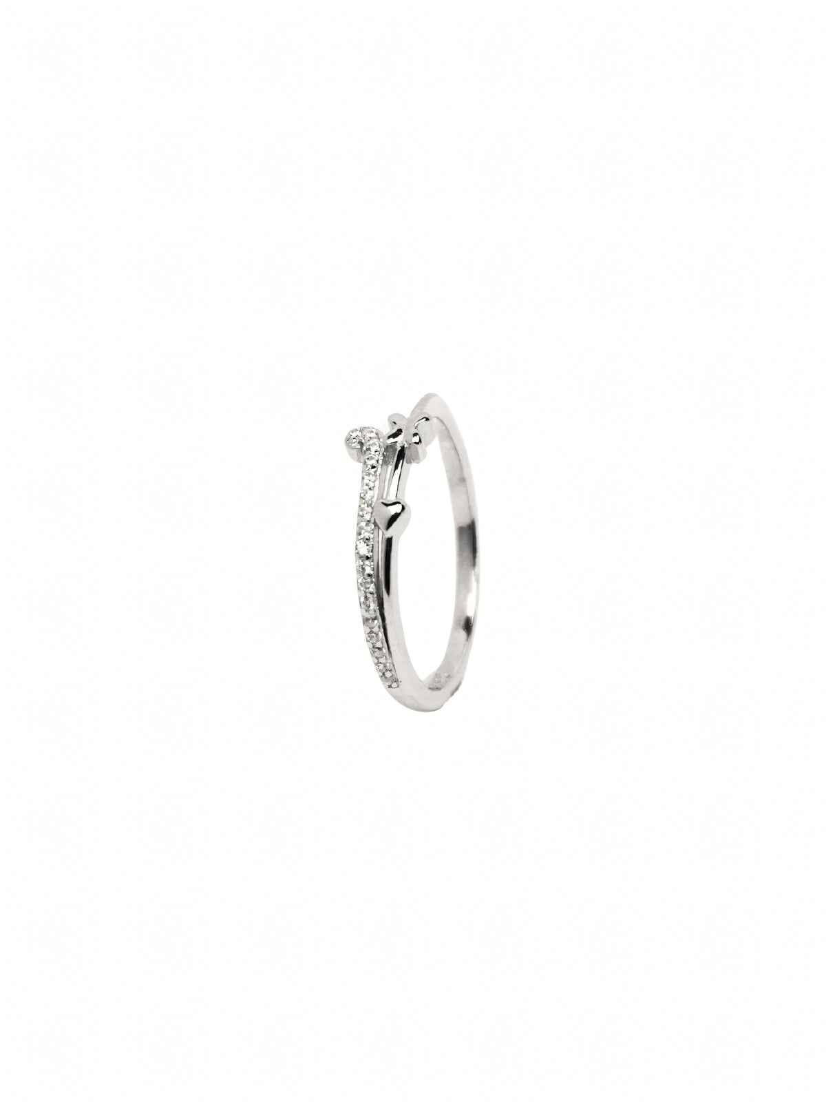 Mridula Pavé Solitaire Ring