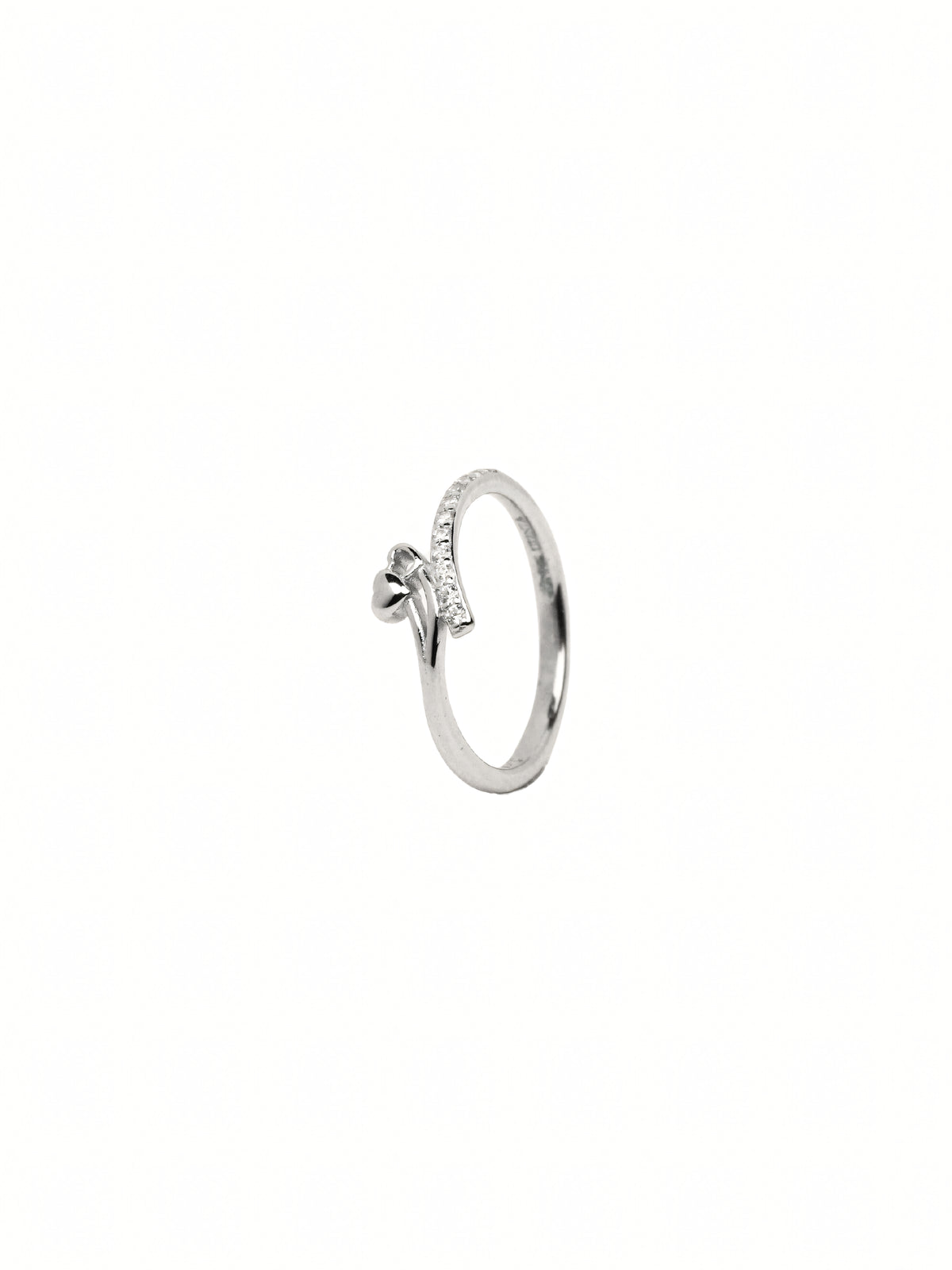 Naira Pavé Solitaire Ring