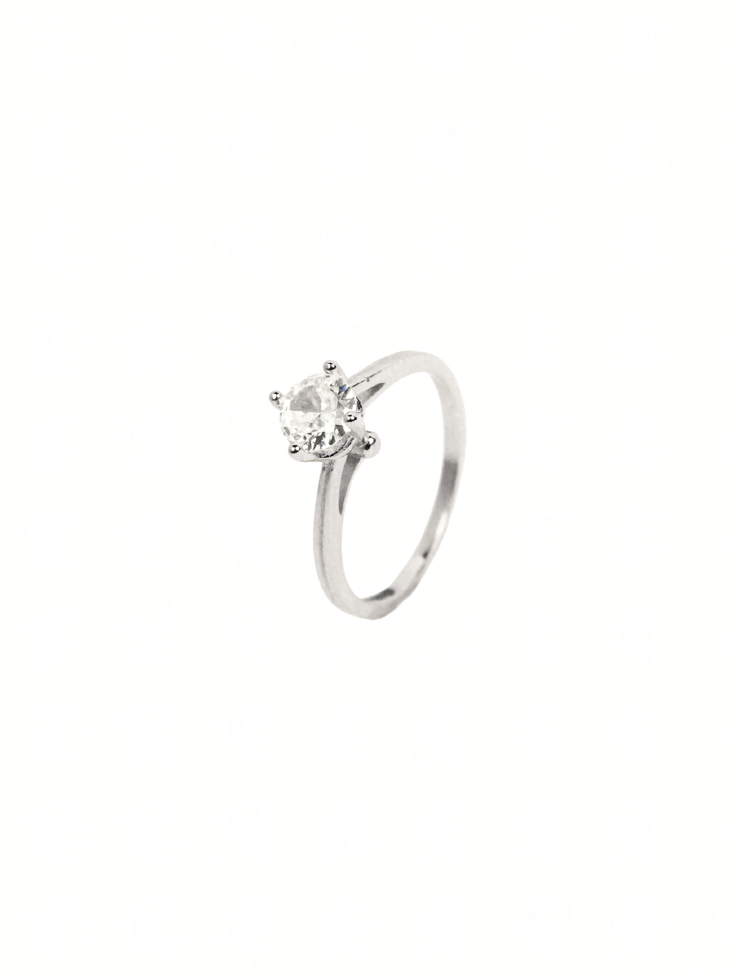 Luna Solitaire Ring
