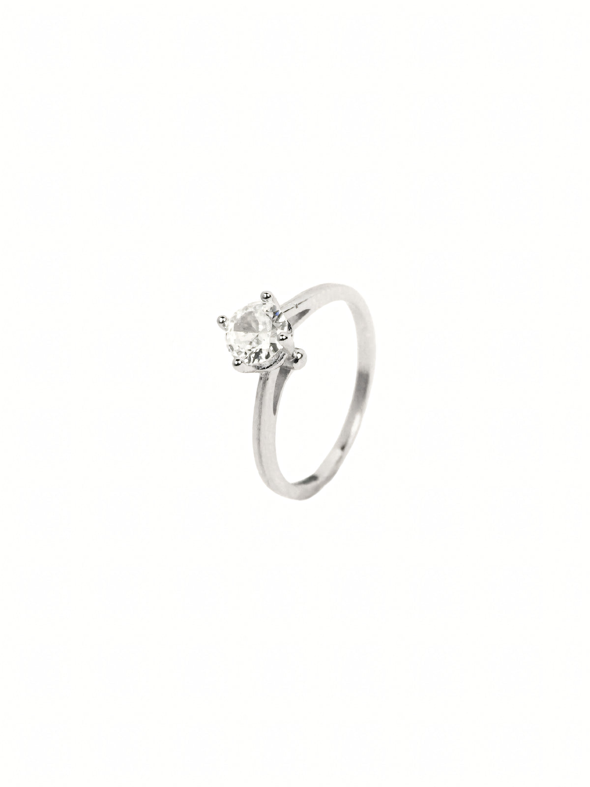 Luna Solitaire Ring