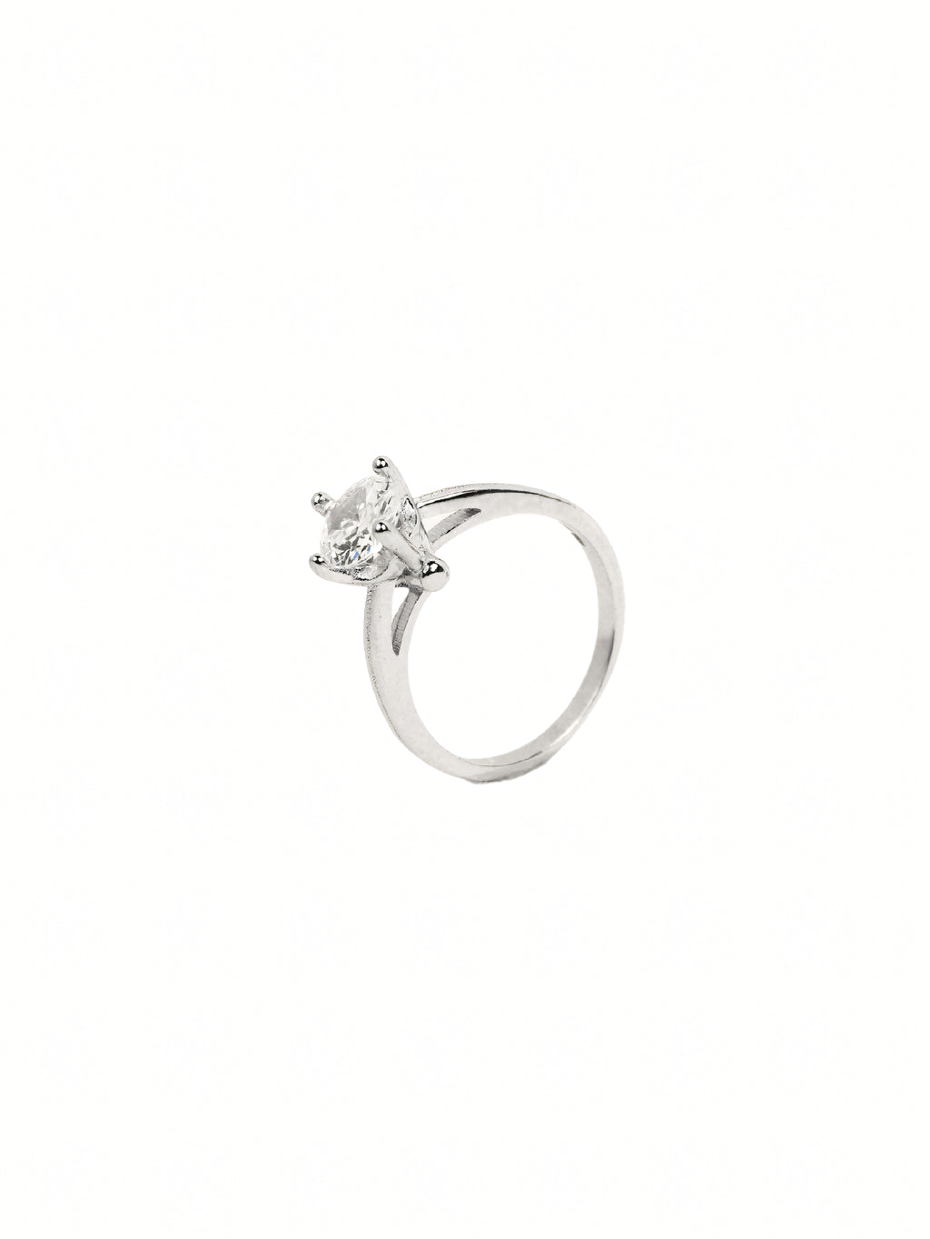 Luna Solitaire Ring