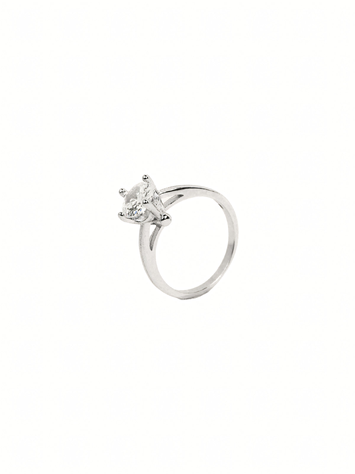 Luna Solitaire Ring