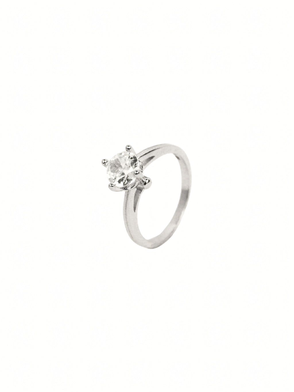 Luna Solitaire Ring